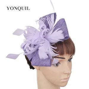 Fancy Feather Flower Wedding Headwear Bride Elegant Fascinator Hat Hair Pin Fashion Ladies Women Married Headdress For Occasion Fancy Feather Flower Wedding Headwear Bride Elegant Fascinator Hat Hair Pin Fashion Ladies Women Married Headdress For Occasion