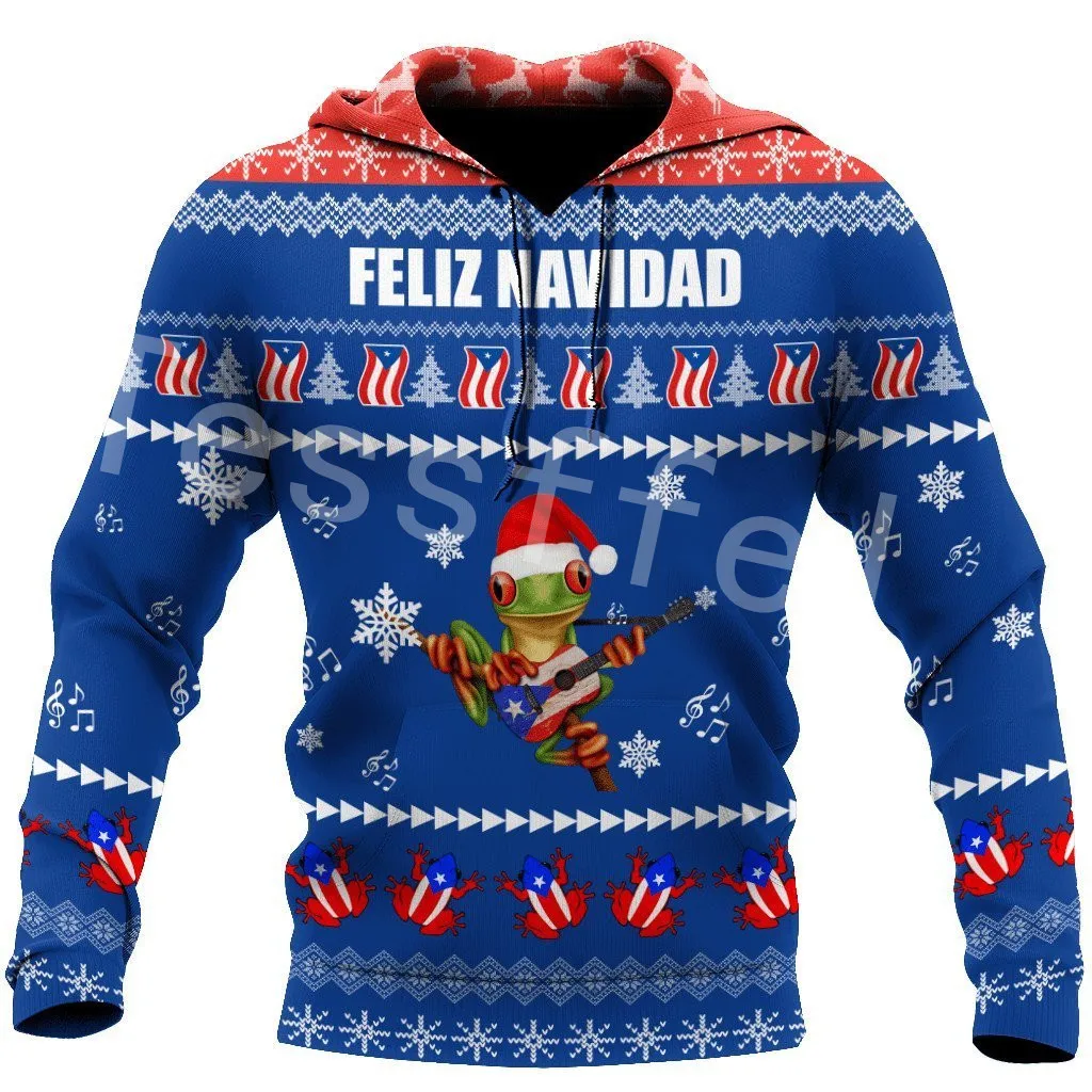 

Tessffel Merry Christmas Santa Claus 3D Printed Hoodies Sweatshirts Zip Hooded For Men And Women Casual Streetwear Style-C09