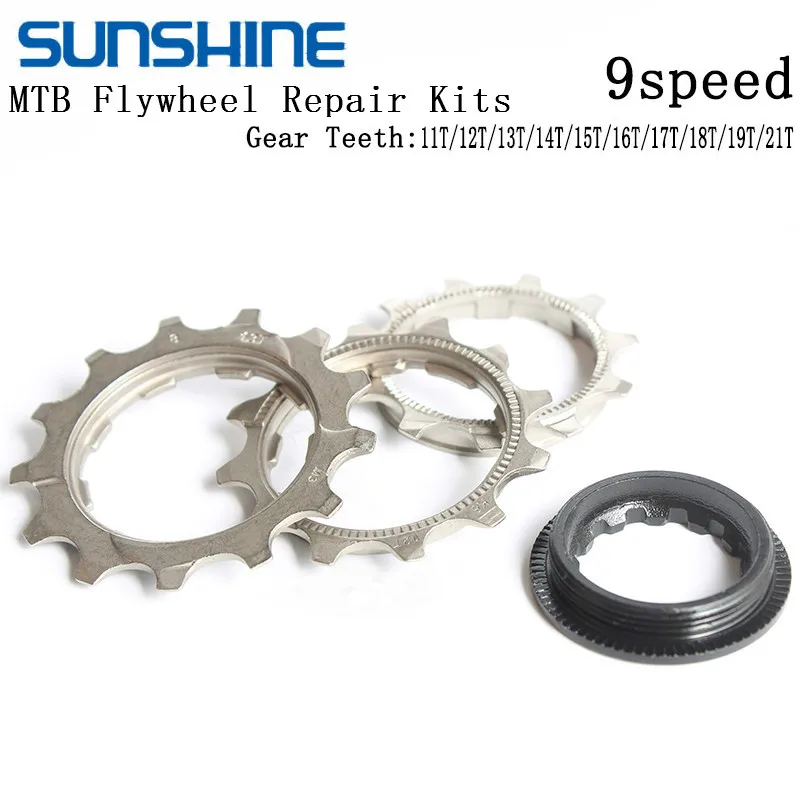 9 Speed Cassette MTB Freewheel Gear Denticulate Repair Part 9S 11T 12T 13T 14T 15T 16T 17T 18T 19T 21T Flywheel Repair Tool Kits