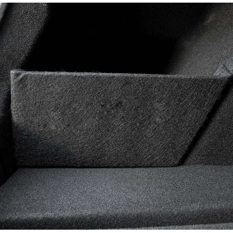 

1Pc Non-woven Fabric Car Trunk Side Storage Organizer Board Trunk Baffle for Tesla Model 3 2019-2021 Auto Interior Accessories