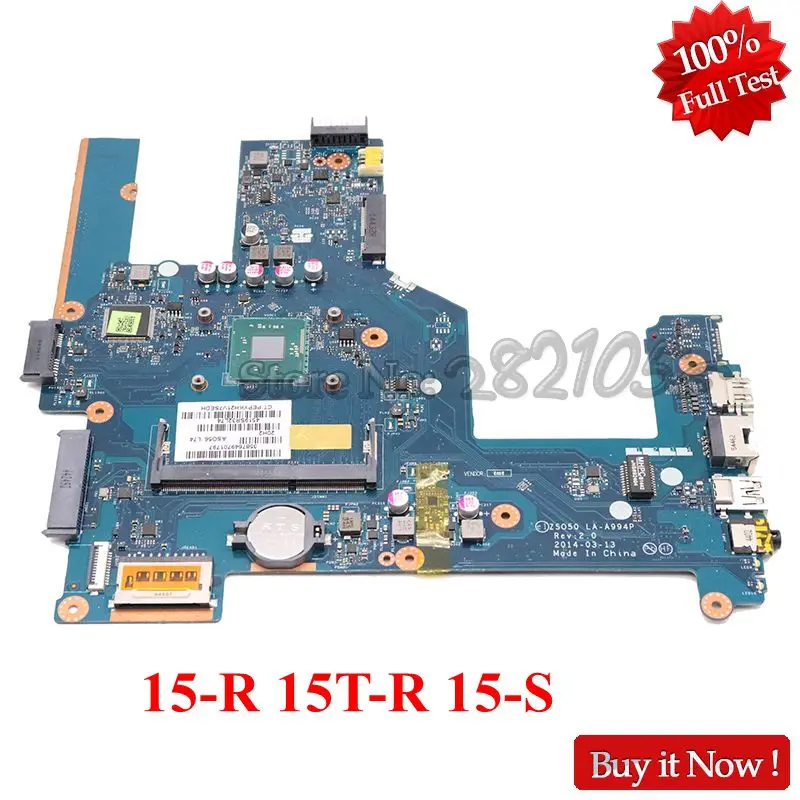 NOKOTION материнская плата для ноутбука hp 15 15-R 15T-R 15-S ZSO50 LA-A994P 764103-501 764103-001 материнская плата DDR3