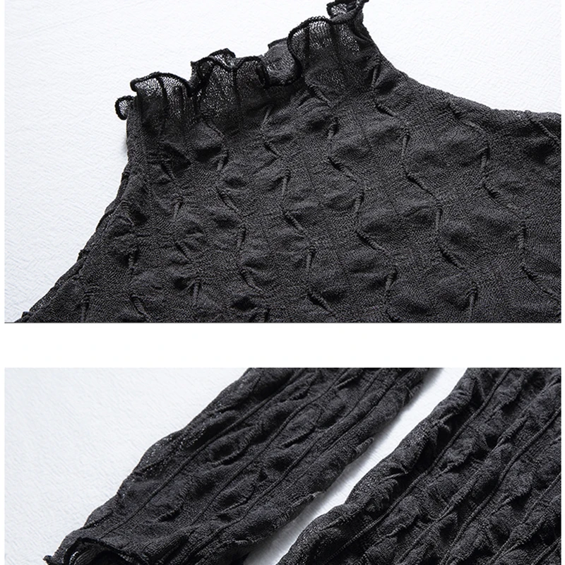 Женская кружевная Водолазка с длинным рукавом однотонная