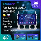 Автомагнитола 2DIN Android 10 для Suzuki LIANA 2005-2013 с GPS-навигацией, автомобильный мультимедийный плеер, автомобильное радио NO 2DIN, DVD, Bluetooth плеер
