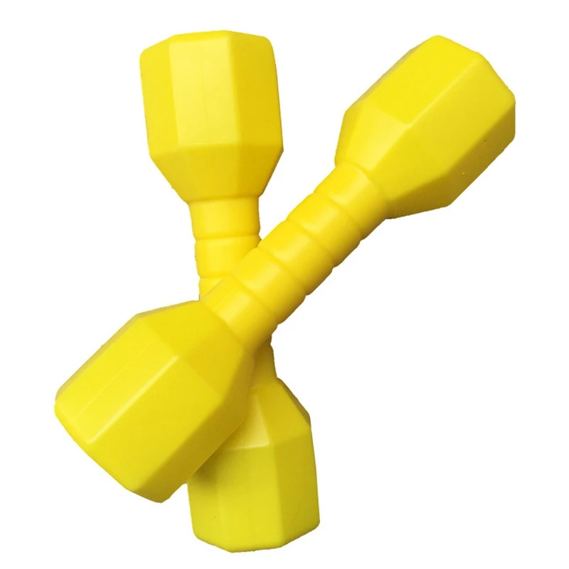 

4 Pair Plastic Lightweight Dumbbell Outdoor Fitness Exercise Kids Kindergarten Sports Toy For Children Fitness Exercise