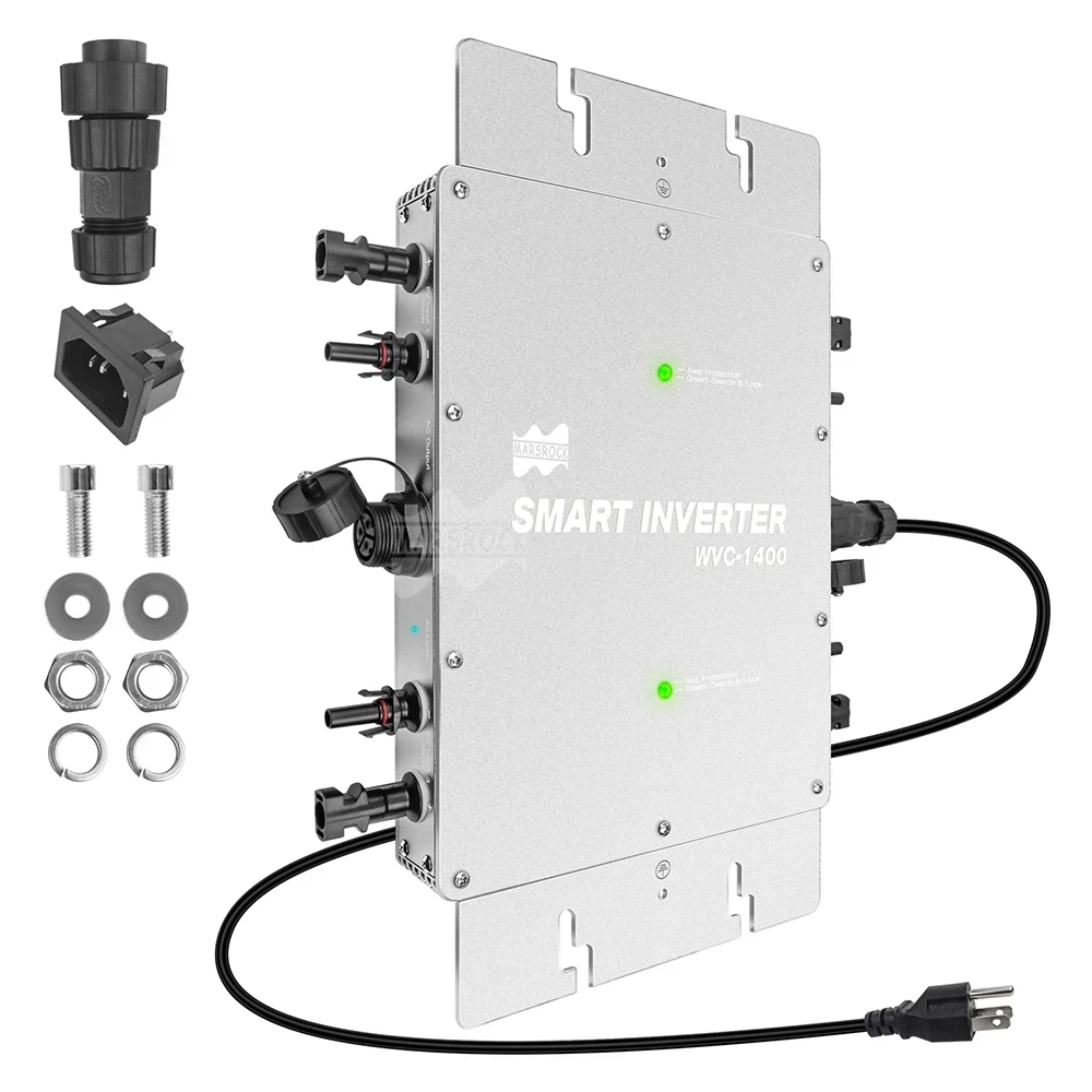 Сертификация CE IP65 1400 Вт MPPT сетчатый Микро солнечный инвертор от 22 до 50 В