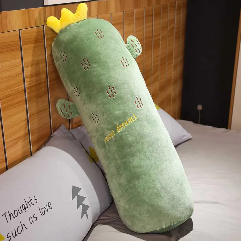 cactus Домашняя длинная подушка для глубокого сна с плюшевой подушкой - Цвет: cactus