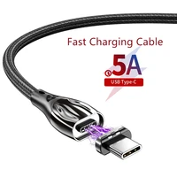1m 1 5m magnetic usb cable fast charging for type c cable magnet charger hua wei nylon woven cable