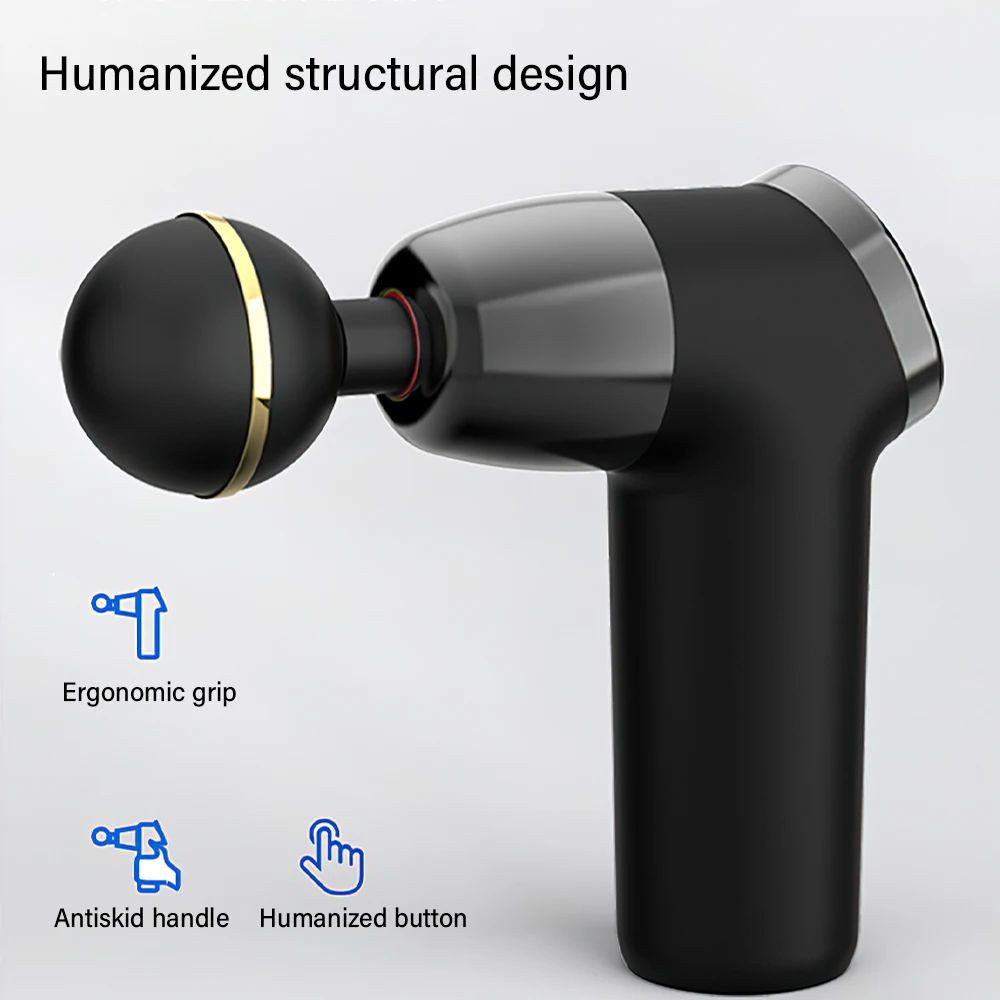 

Percussion Massage Device Cordless Handheld Vibration Deep Tissue Muscle Massager Gun Brushless Motor cordless massager