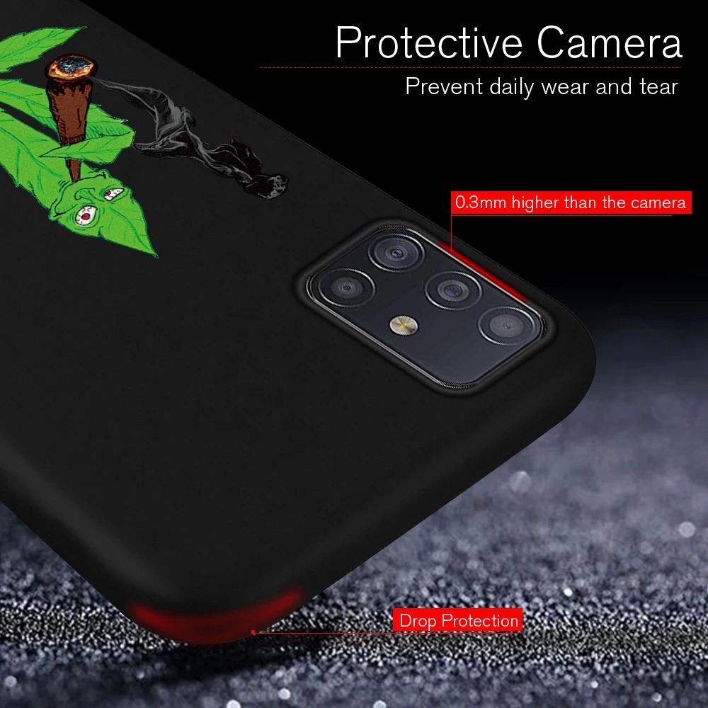 Sky Planet Patterned Case For Samsung Galaxy A51 A71 A50 A70 Black TPU Silicone Phone A 51 50 A515F |
