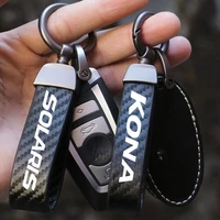 car stickers keychain key holder keyring key chains lanyard for keys car accessories for hyundai creta kona solaris n line n