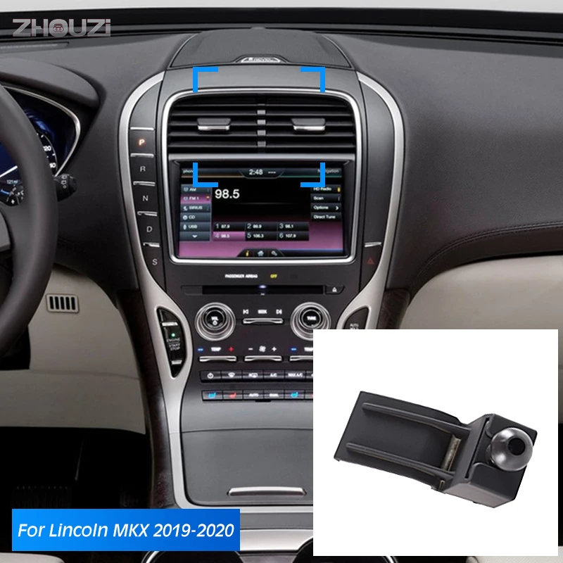 Автомобиль мобильный телефон держатель для Lincoln MKX 2019 2020 устанавливаемое на