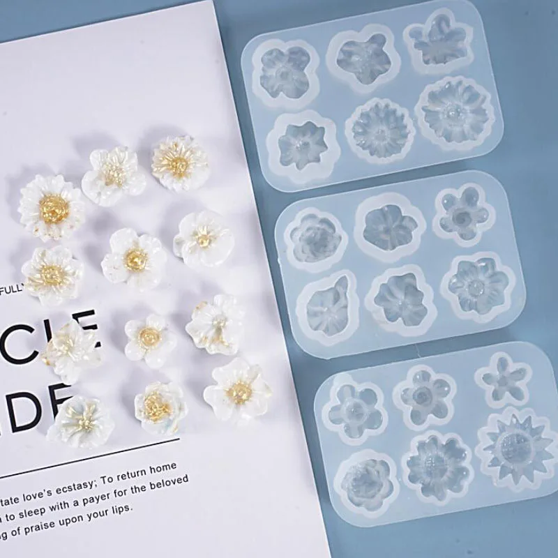 Прозрачная форма для поделок маленькое украшение цветов полная доска