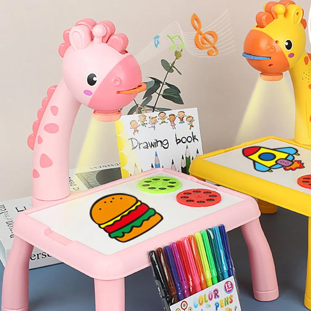 Детский светодиодный проектор художественный стол для рисования игрушки