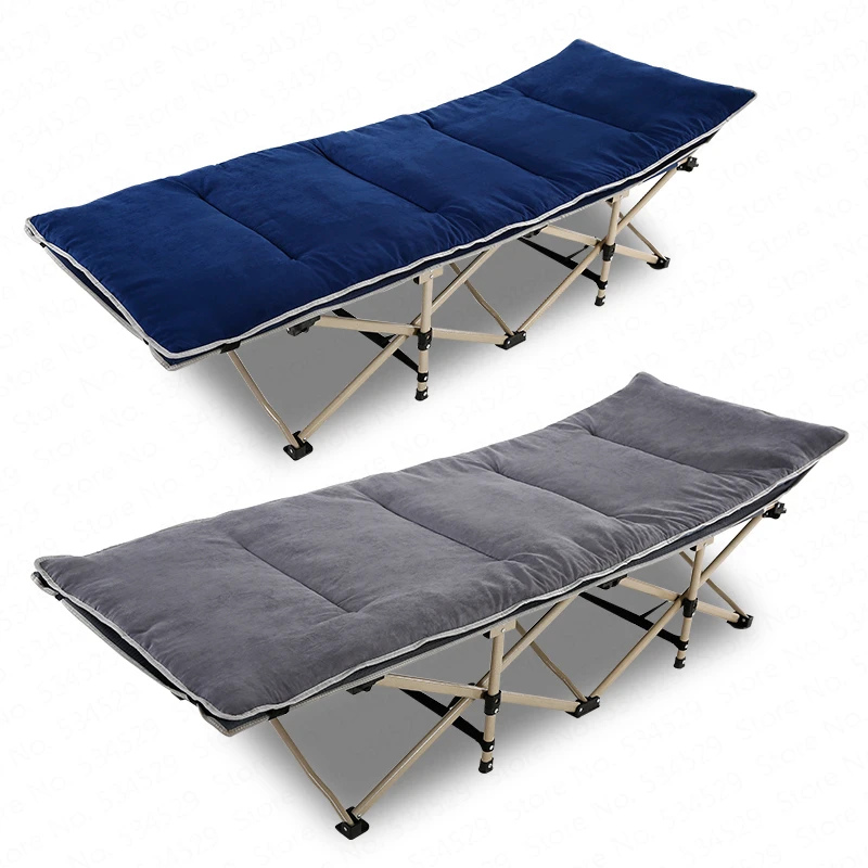 30% усиленная Портативная Складная одноместная офисная кровать для обеда кресло