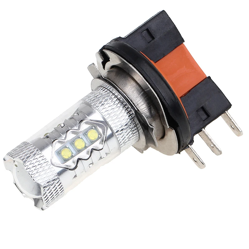 Posbay 80 Вт DRL светильник с поворотным сигналом лампы объектив проектора 9004/9007/H15/PY20d