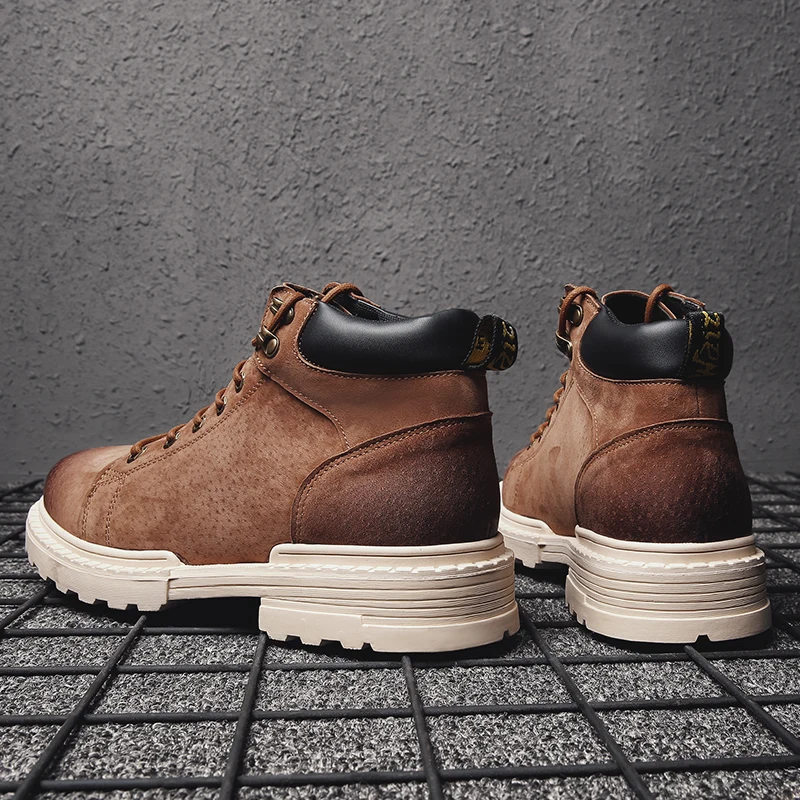 Высококачественные зимние теплые ботинки martin Рабочая обувь CHUQING брендовые