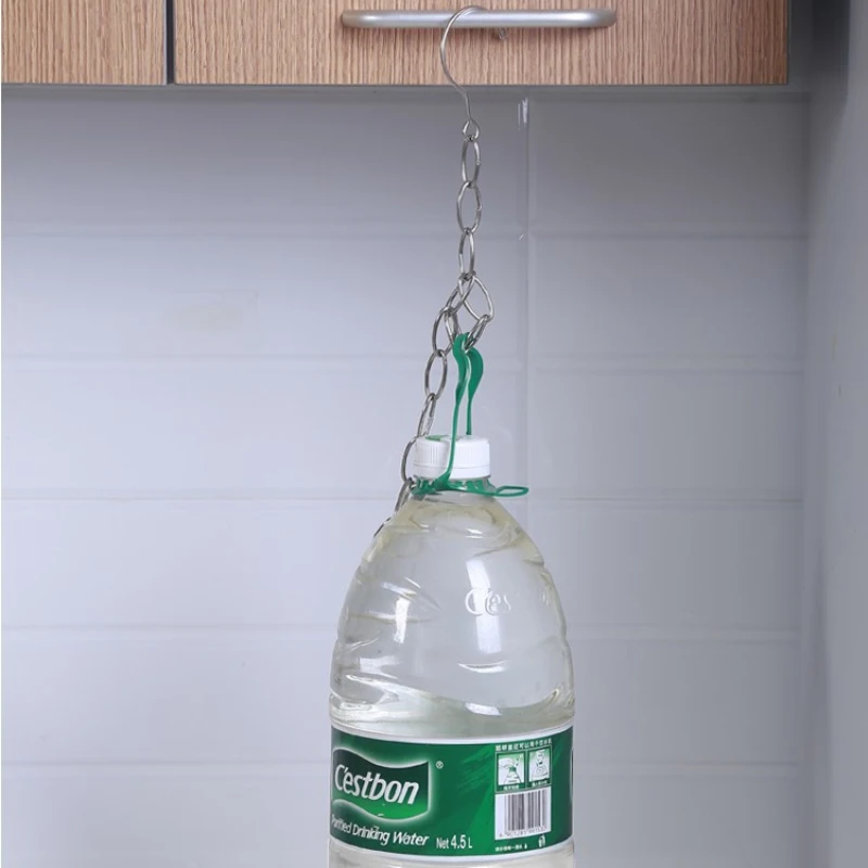 

Practical Stainless Steel Hanging Hole Wardrobe Clothes Chain Save Wardrobe Space 50cm Chain Durable Home Storage Organization