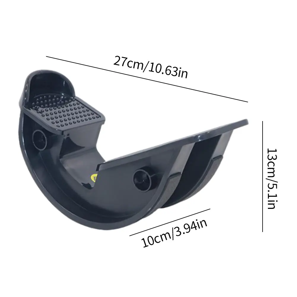 

Foot Stretcher Rocker Ankle Stretch Board Exercise Leg Muscle Relax Improve Flexibility Aid Black Sports Massage auxiliaryboard