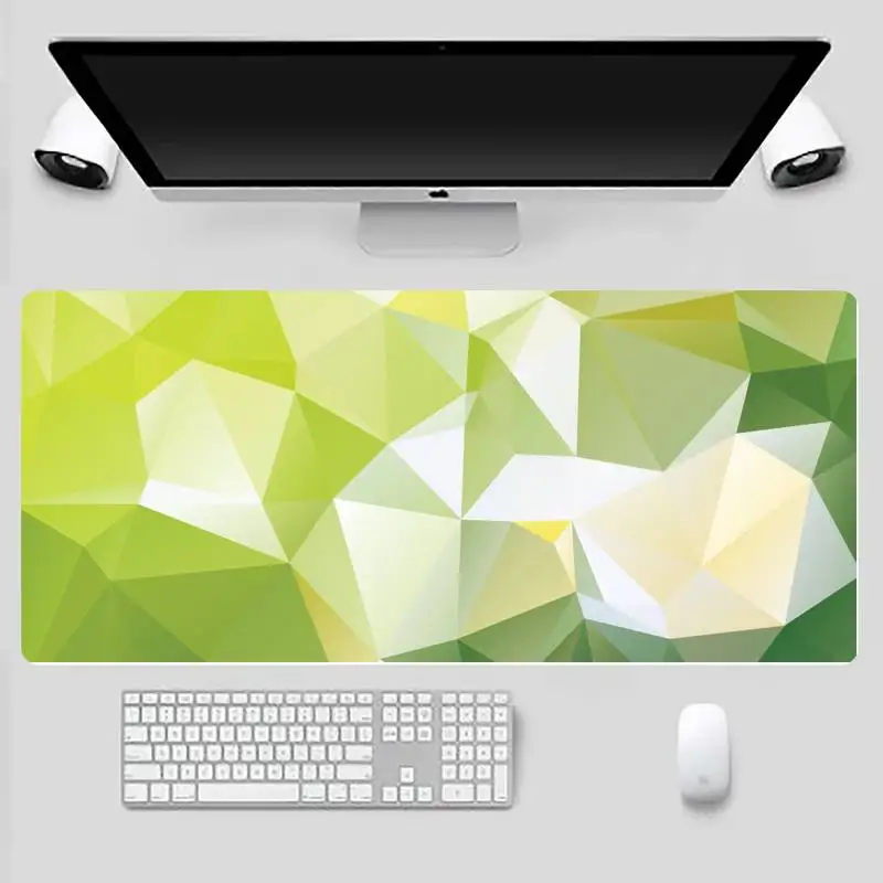 

Geometry Colorful Locking Edge Mouse Pad Game Desk Table Protect Game Office Work Mouse Mat pad X XL Non-slip Laptop Cushion