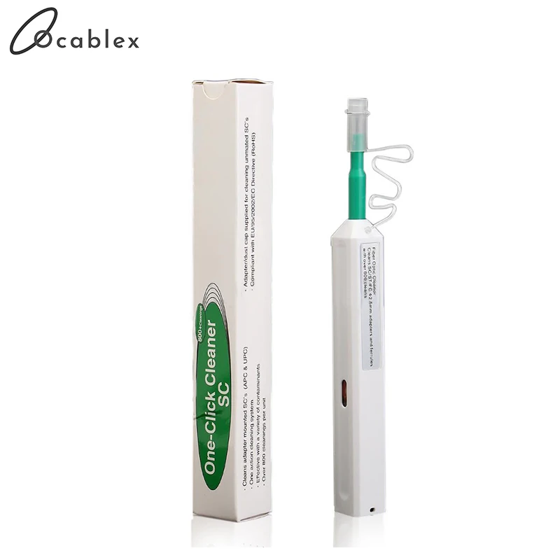 5 шт./лот волоконно оптический очиститель SC один клик соединитель инструмент для