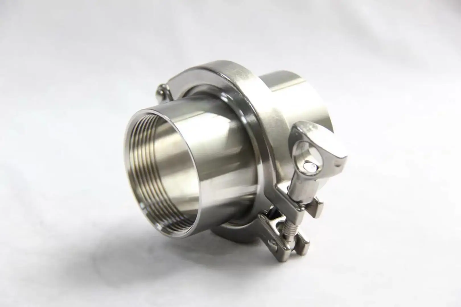 Металлист 1/"-2" DN15-DN50 SS304 нержавеющая сталь санитарно-гнездовой резьбовой наконечник трубные фитинги три типа зажима