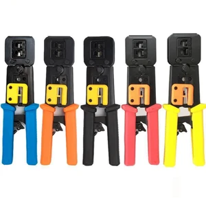 cable tools crimper ez perforated crystal head crimping pliers network pliers wire stripper clamp tongs multifunction free global shipping