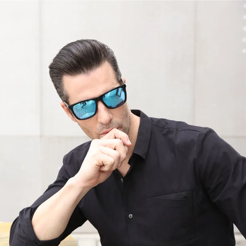 

Polaroid sunglasses Unisex Square Vintage Sun Glasses Famous Brand Sunglases polarized Sunglasses retro Feminino For Women Men