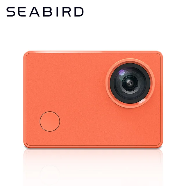 orange Xiaomi Mi Seabird 4K Экшн-камера 4 k/30FPS Hisilicon Hi3559 wifi Подводная Водонепроницаемая спортивная видеокамера - Цвет: orange
