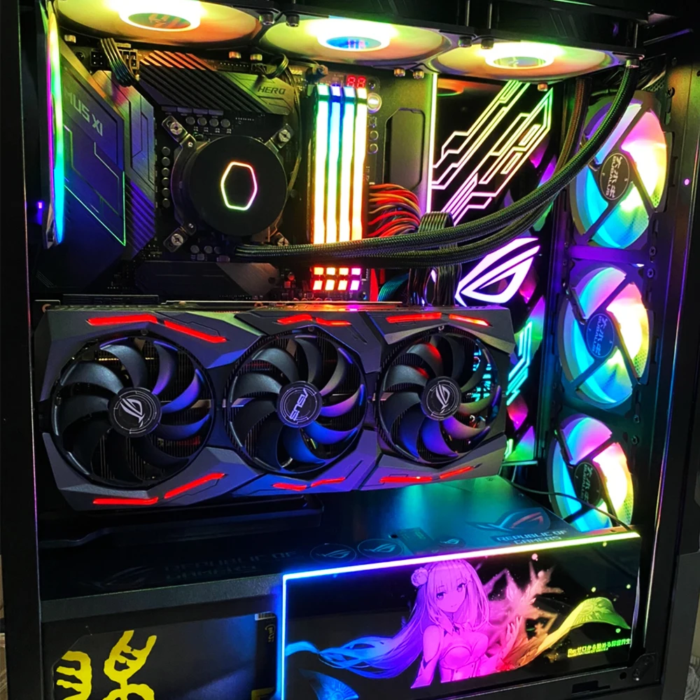 PHANTEKS GPU кронштейн PCI E Удлинительный провод против вмешательства X16 вертикальной