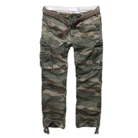 cotton cargo pants men casual military army style camo pants straight loose baggy tactical trousers joggers pants man clothes