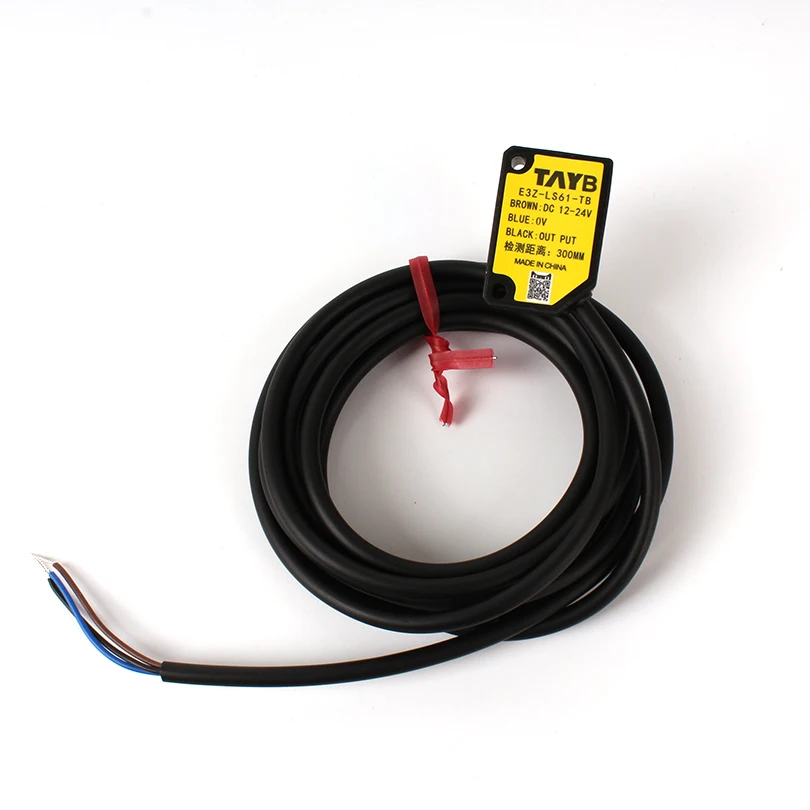 

Square laser diffuse reflection photoelectric switch sensor infrared sensor switch E3Z-LS61-TB visible light