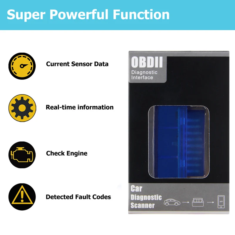 OBD2 сканер Bluetooth V1.5 автомобильные диагностические инструменты для HYUNDAI IX35 Solaris Elantra