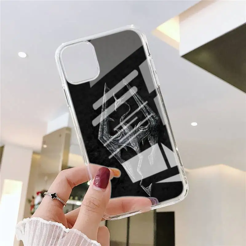 

The Elder Scrolls V Skyrim Phone Case Transparent Case For Iphone 6 6s 7 8 Plus XR X XS 11 12 Pro Max