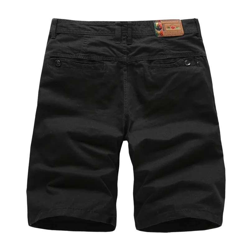 

2020 Brand New Mens Cargo Shorts High Quality Black Military Short Pants Men Cotton Solid Casual Beach Shorts Men Summer Bottom