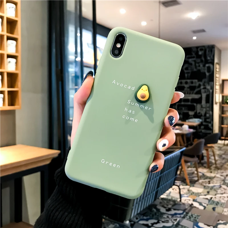 3D фруктовая кукла чехол для huawei P30 Pro P20 Lite милый персиковый оранжевый авокадо матовый чехол для huawei mate 20 Lite mate 10