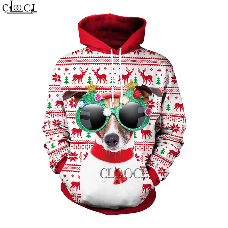 

HX Cute Dog Merry Christmas 3D All Over Printed Hoodie Men Sweatshirt Unisex Zip Pullover Casual Jacket Tracksuits Drop Shipping