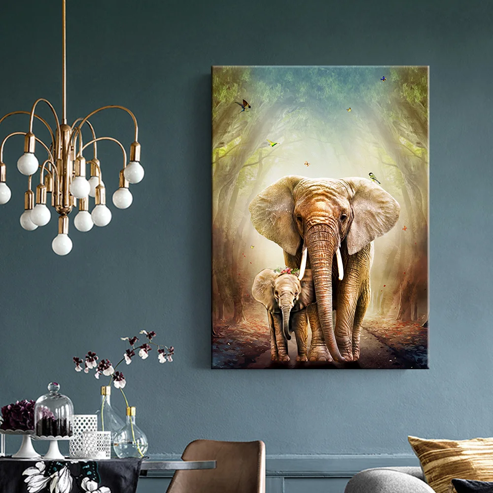 Холст Картина на стену для домашнего декора анималистический настенный