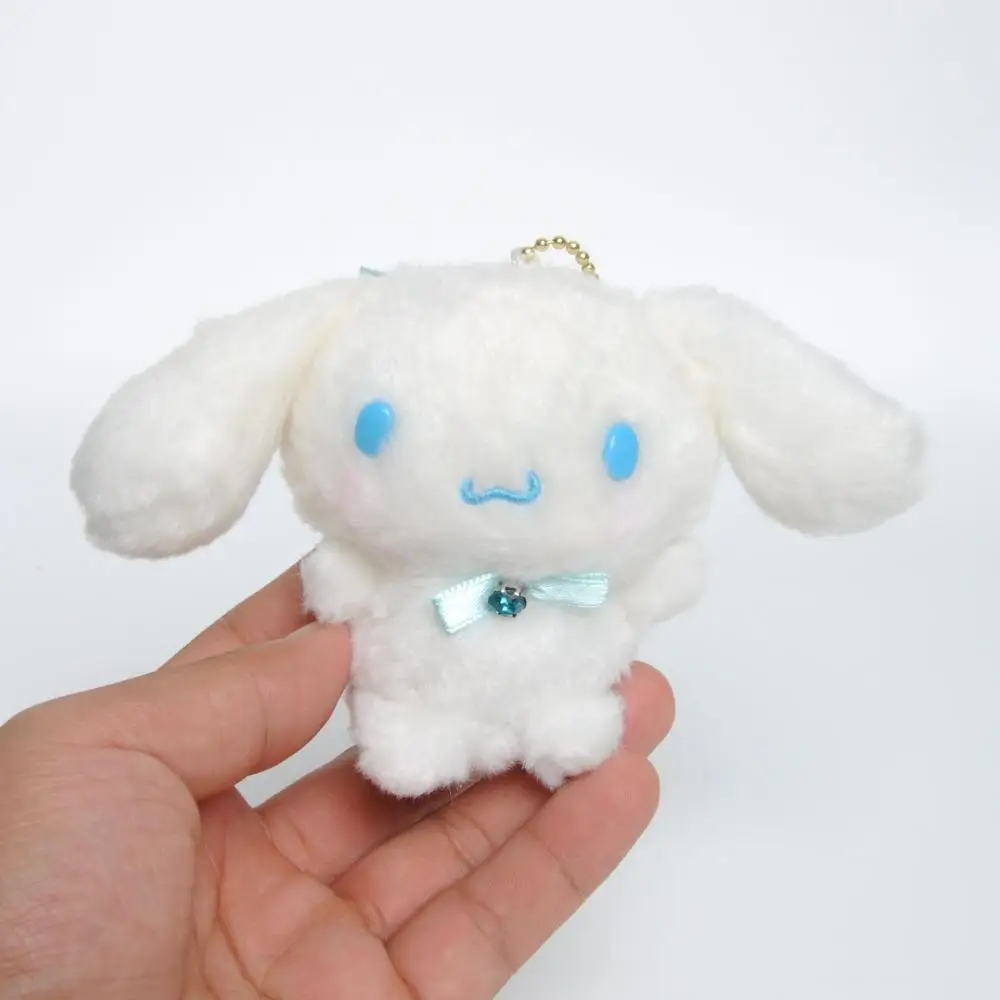 10 см кавайная Sanrioed аниме Cinnamoroll плюшевая игрушка маленькая белая собака подвеска