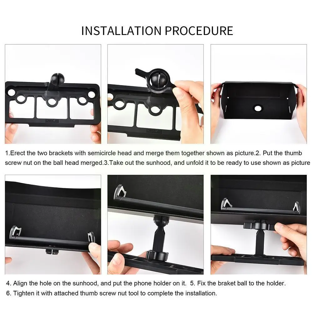 

Подходят для Mini 2/air 2s королевская серия кронштейн для пульта дистанционного управления складной магнитный солнцезащитный Кронштейн Набор ...