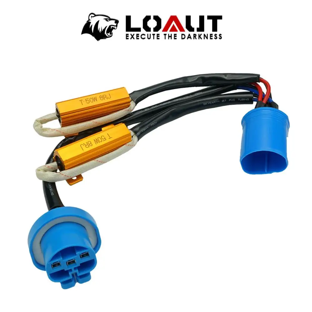 JGAUT 50 Вт 8RJ декодер для фокуса double load резистор Canbus H4 9007 H13 светодиодный