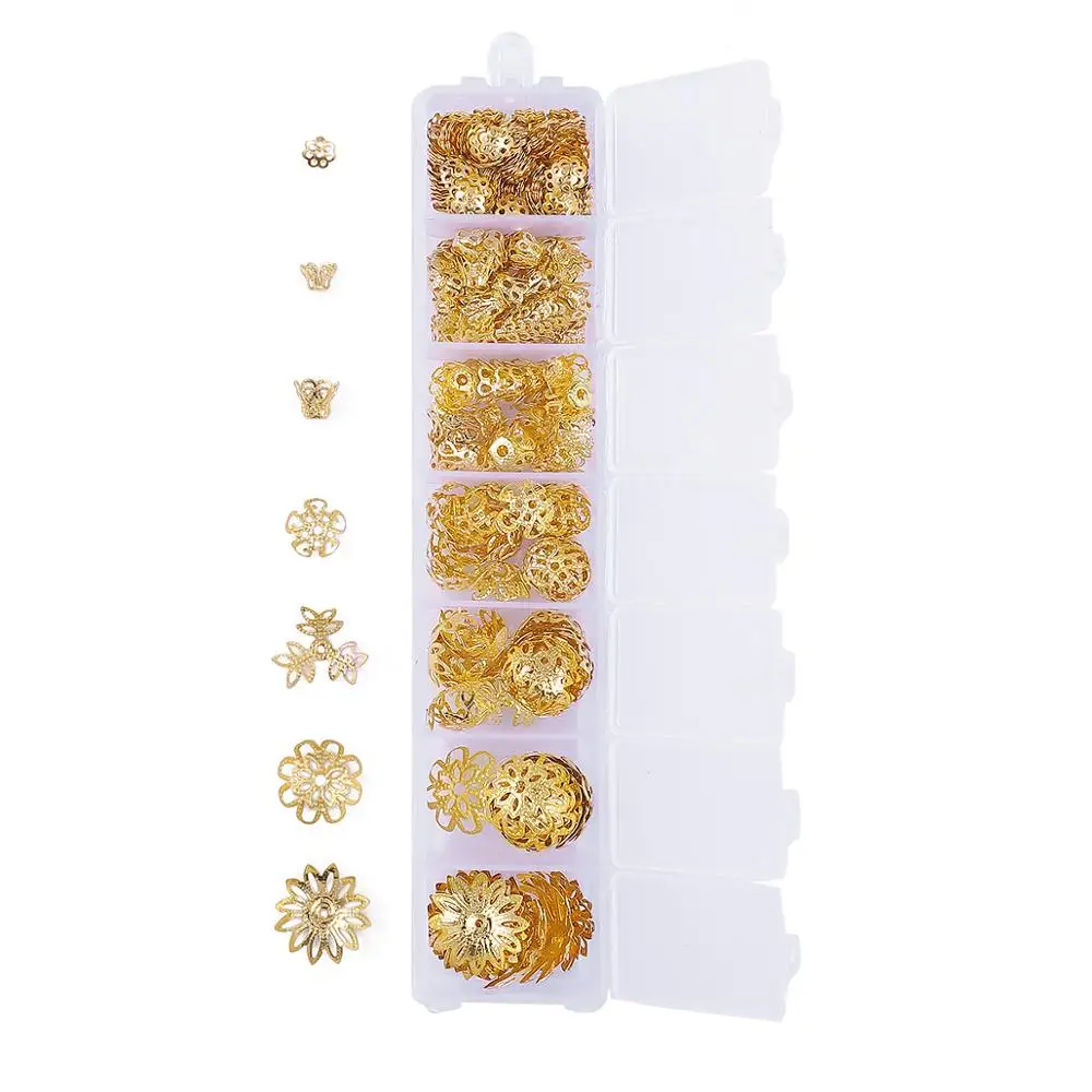A Set 7 Grids Jewelry Findings Box With Jump Rings/Clip Buckle/Drop Kit/Earring Hooks For DIY Earring Making Accessories | Украшения и