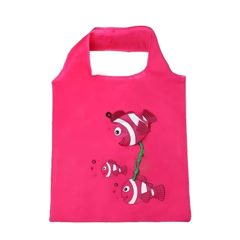 

2021 new Foldable shopping bag Reusable eco bag Cute Animal Prints Travel Handbag Grocery Tote Storage bag tote bags for women
