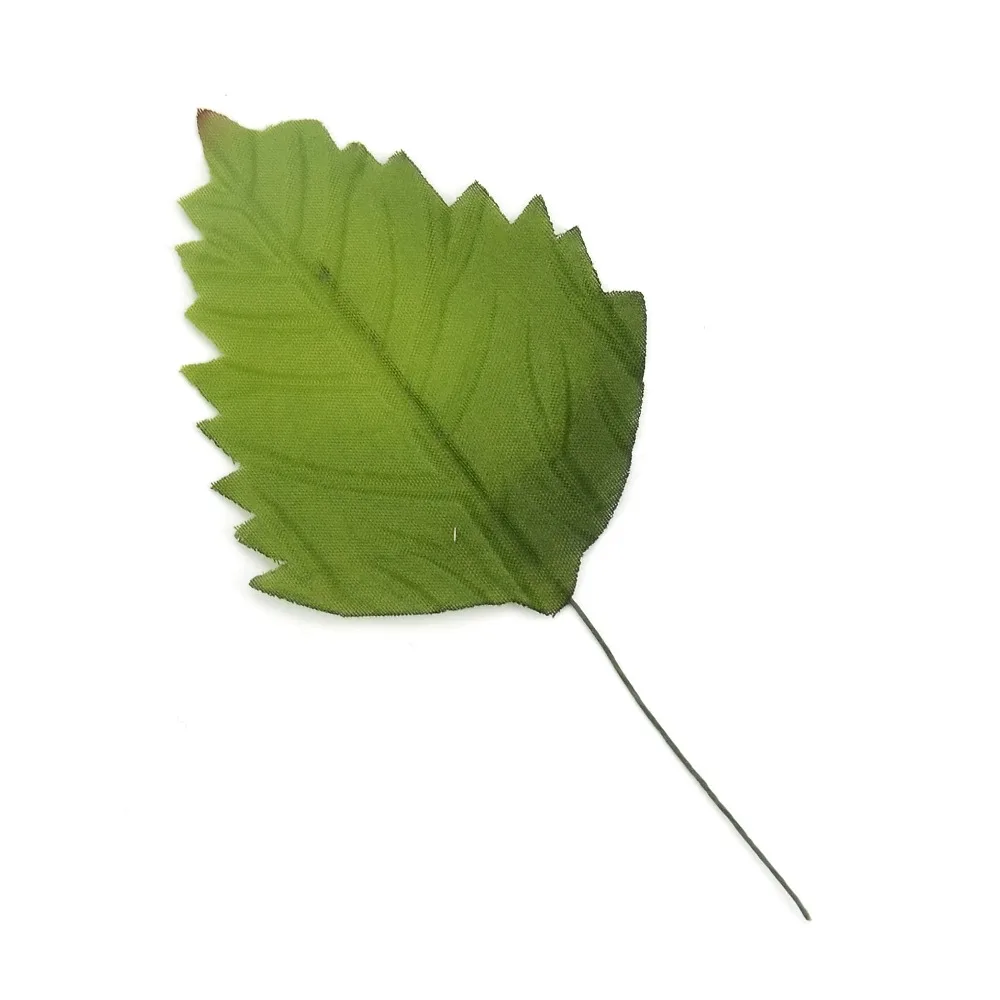 Дешево 12 штук мужские красивые шелковые зеленые с большим листом украшения