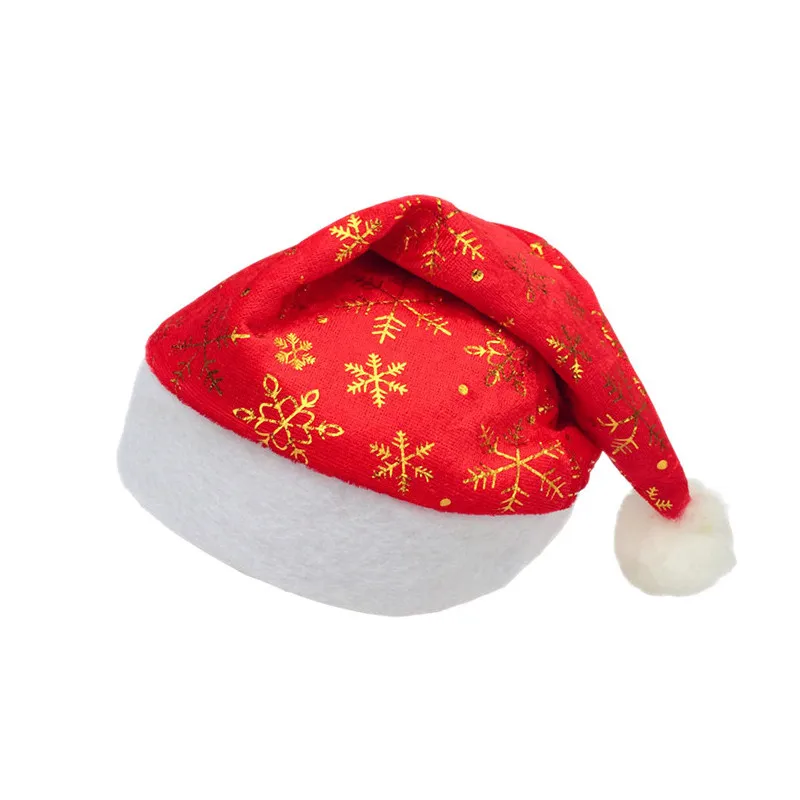 

Christmas Santa Hat, Decorative Cap, Plush Warm Crafts Creative Dangling Balls Home Decoration Adult Holiday Props