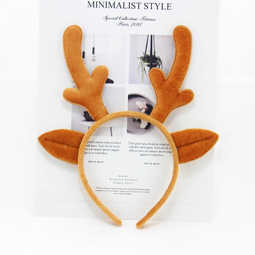 Ободок для волос в виде оленя 1 шт.|Рождественские повязки| |