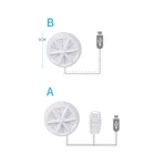 Многофункциональная ультразвуковая стиральная машина KIMA88, Круглый Портативный мини-инструмент 9 см для путешествий и улицы