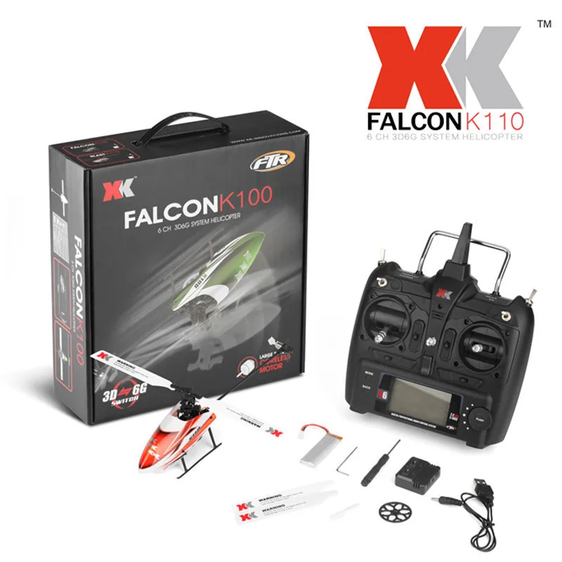 Wltoys оригинальный XK K110 Blash 6CH бесщеточный 3D 6G система радиоуправления