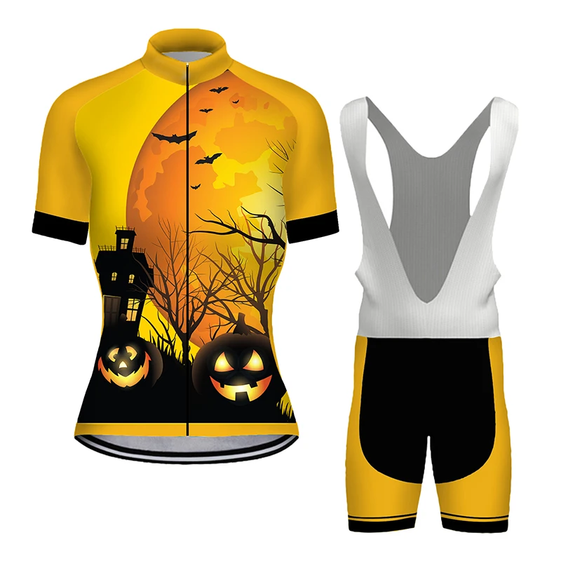 

Женский трикотажный костюм для езды на велосипеде, с коротким рукавом