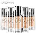Жидкий консилер langmanni с полным покрытием, 6 мл, крем для темных кругов под глазами, водостойкая основа для макияжа, косметика, 6 цветов