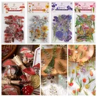 Наклейки для скрапбукинга, акварельные, винтажные, 40 шт.